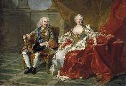 Jean Baptiste van Loo Retrato de Felipe V e Isabel Farnesio France oil painting artist